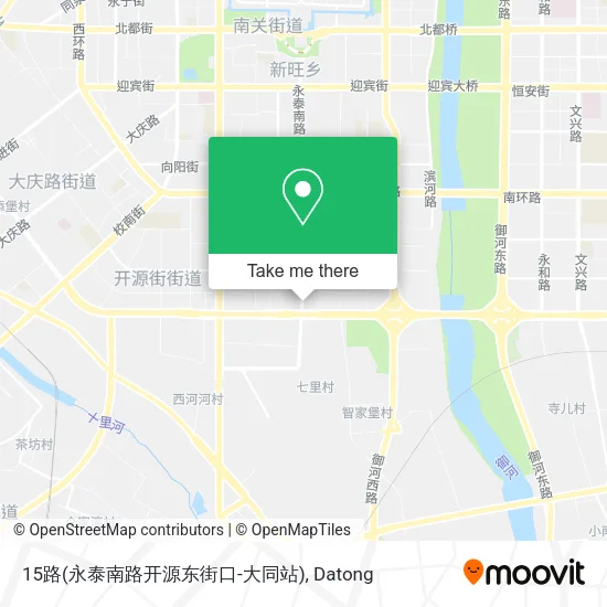 15路(永泰南路开源东街口-大同站) map