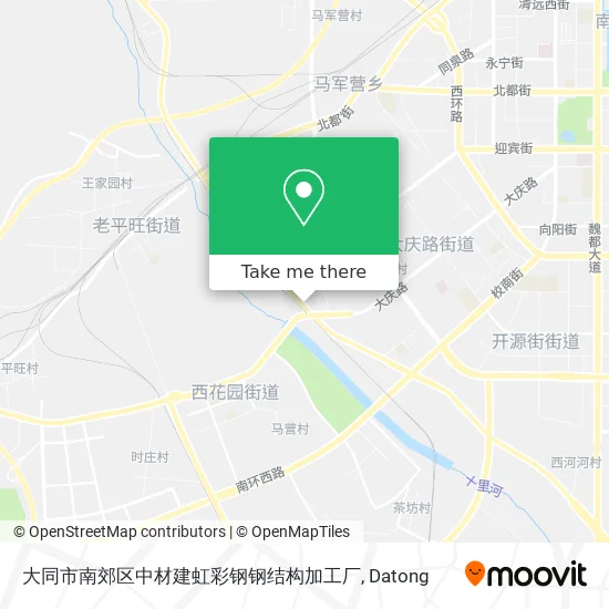 大同市南郊区中材建虹彩钢钢结构加工厂 map