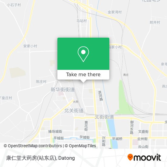 康仁堂大药房(站东店) map