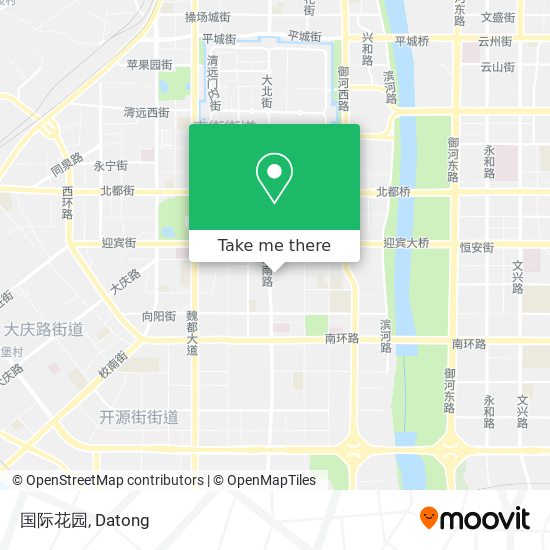 国际花园 map