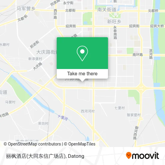 丽枫酒店(大同东信广场店) map