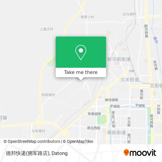 德邦快递(拥军路店) map