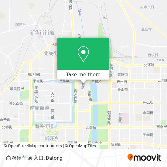 尚府停车场-入口 map