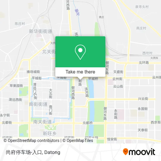 尚府停车场-入口 map