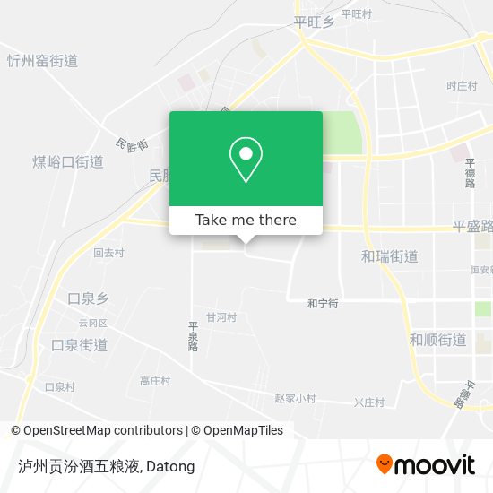 泸州贡汾酒五粮液 map