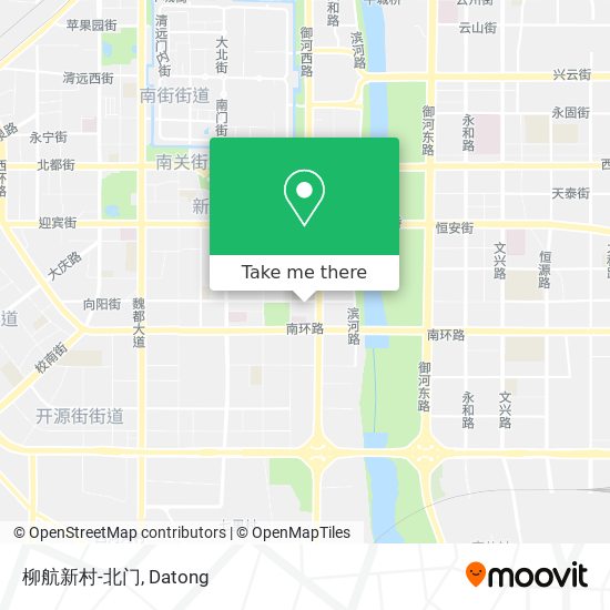 柳航新村-北门 map