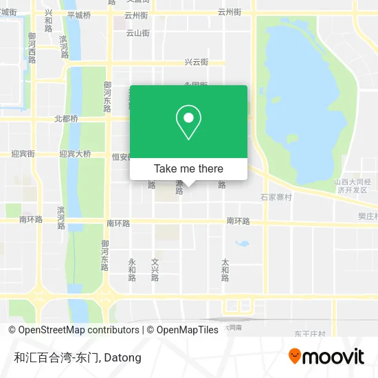 和汇百合湾-东门 map
