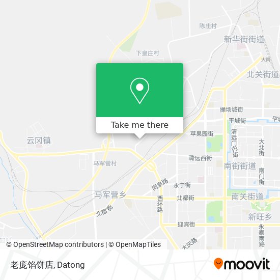 老庞馅饼店 map