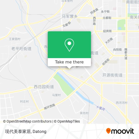 现代美泰家居 map