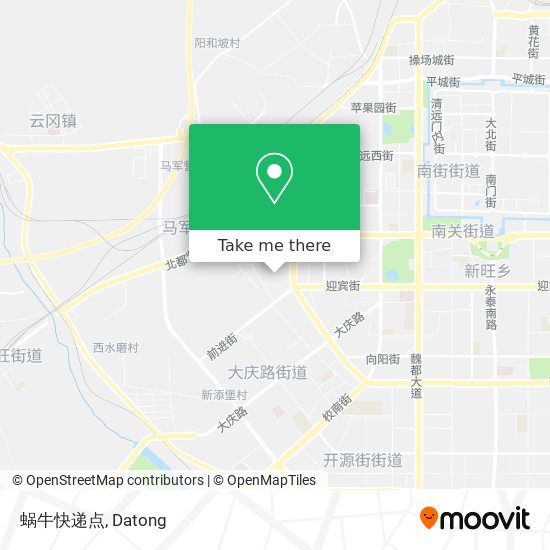 蜗牛快递点 map