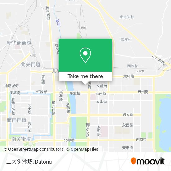 二大头沙场 map