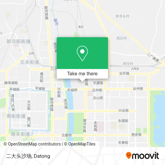 二大头沙场 map