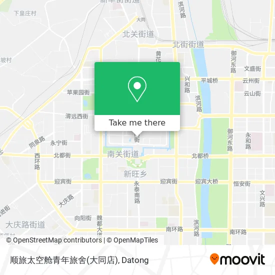 顺旅太空舱青年旅舍(大同店) map