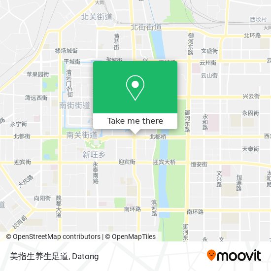 美指生养生足道 map
