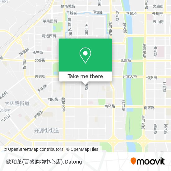 欧珀莱(百盛购物中心店) map