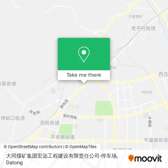 大同煤矿集团宏远工程建设有限责任公司-停车场 map