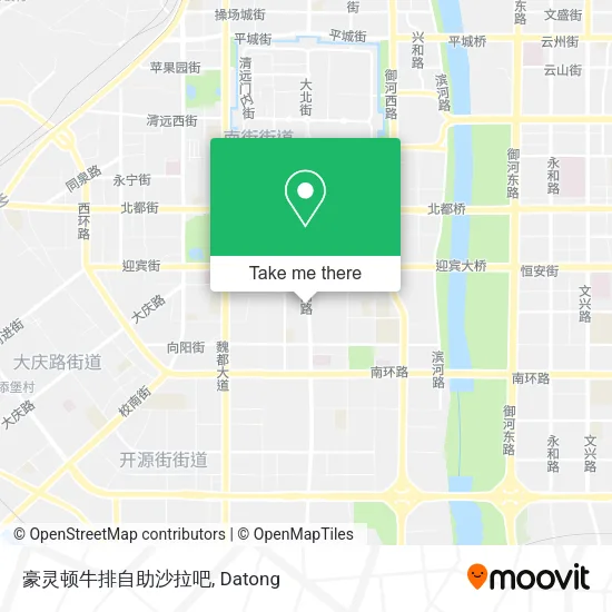 豪灵顿牛排自助沙拉吧 map