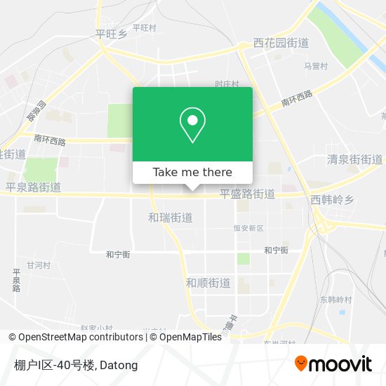 棚户I区-40号楼 map