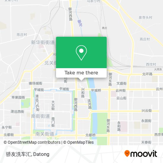 骄友洗车汇 map
