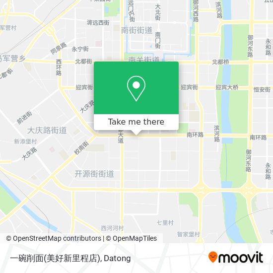 一碗削面(美好新里程店) map