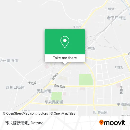 韩式嫁接睫毛 map