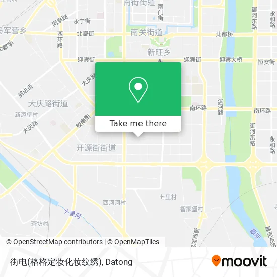 街电(格格定妆化妆纹绣) map
