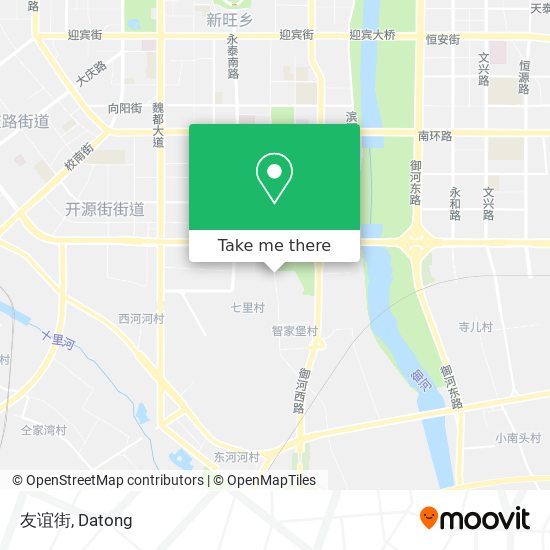 友谊街 map