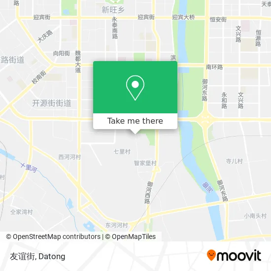 友谊街 map