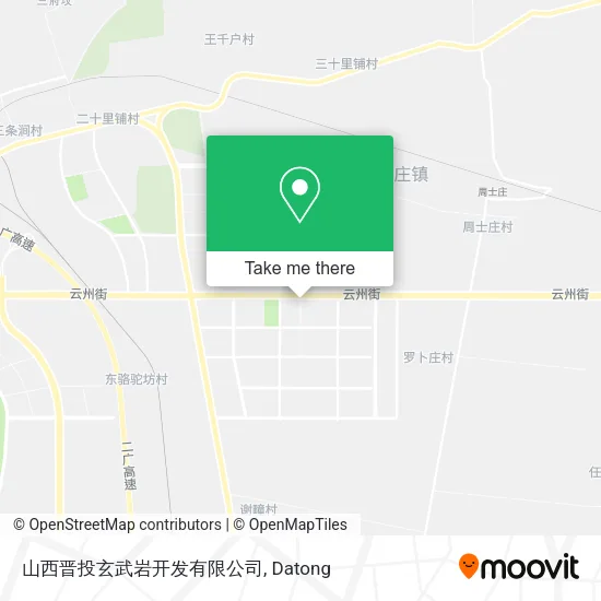 山西晋投玄武岩开发有限公司 map