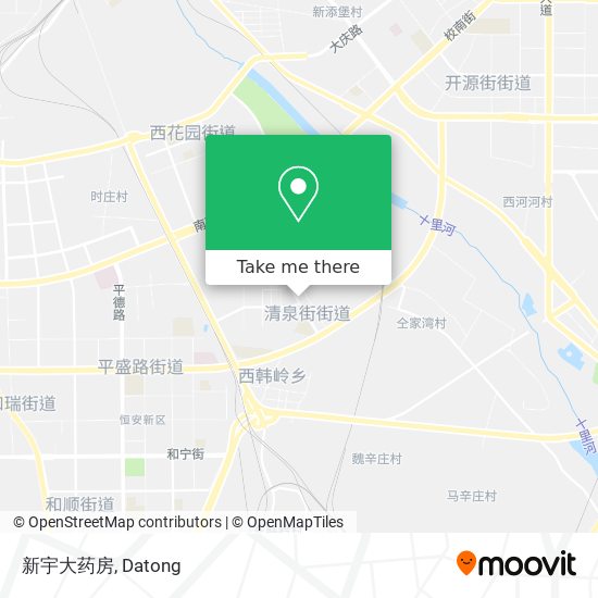 新宇大药房 map