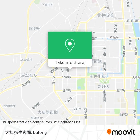 大拇指牛肉面 map