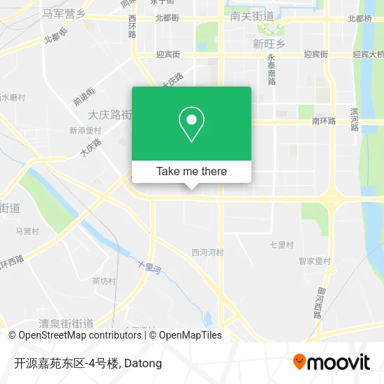 开源嘉苑东区-4号楼 map