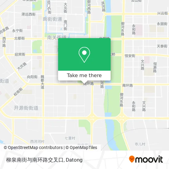 柳泉南街与南环路交叉口 map
