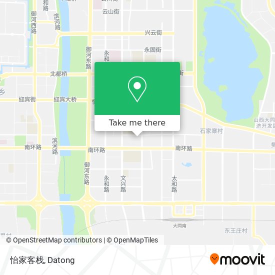 怡家客栈 map