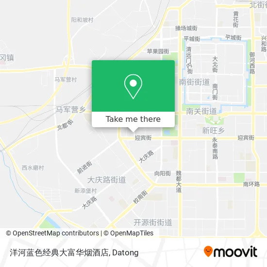 洋河蓝色经典大富华烟酒店 map