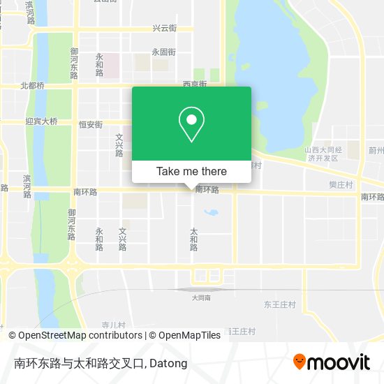 南环东路与太和路交叉口 map