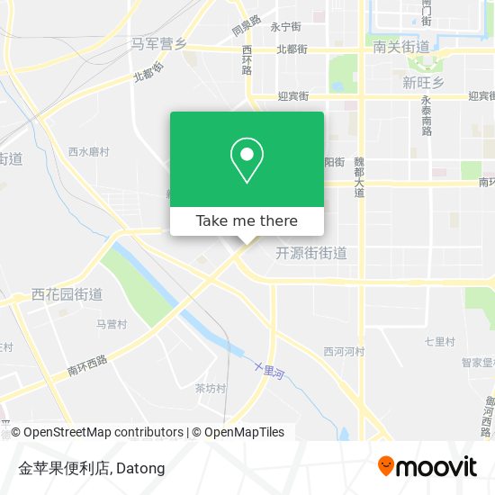 金苹果便利店 map