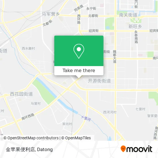 金苹果便利店 map