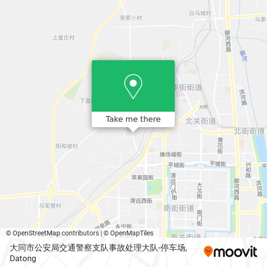 大同市公安局交通警察支队事故处理大队-停车场 map