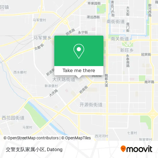 交警支队家属小区 map