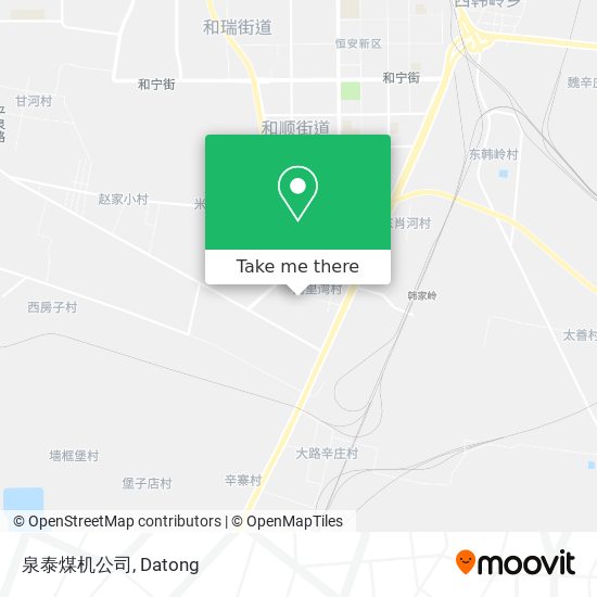 泉泰煤机公司 map