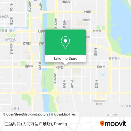 三福时尚(大同万达广场店) map
