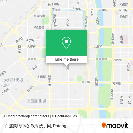 百盛购物中心-残障洗手间 map