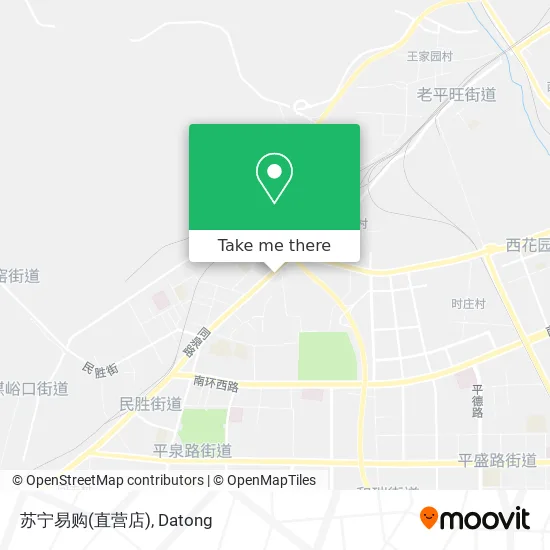 苏宁易购(直营店) map