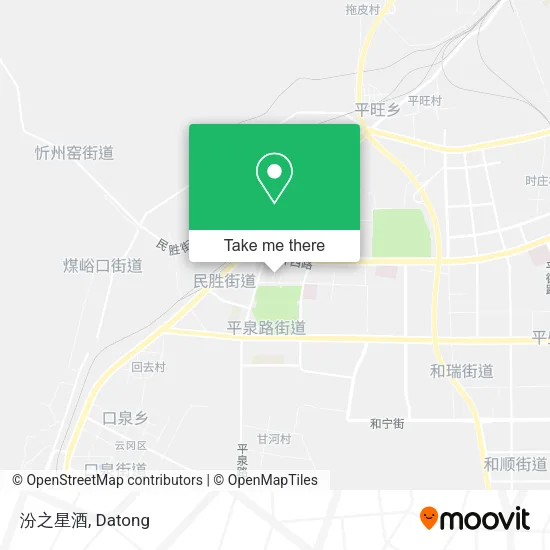 汾之星酒 map