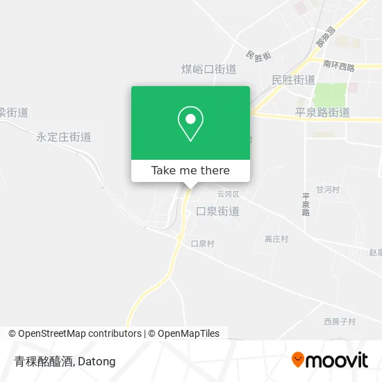 青稞酩醯酒 map