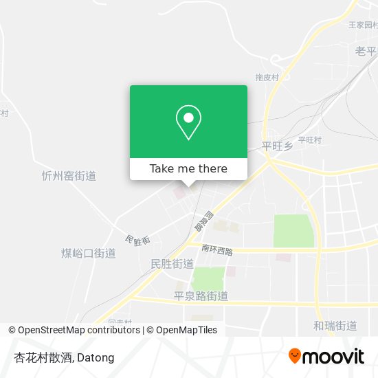 杏花村散酒 map