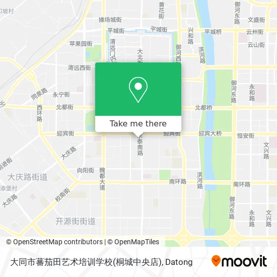 大同市蕃茄田艺术培训学校(桐城中央店) map