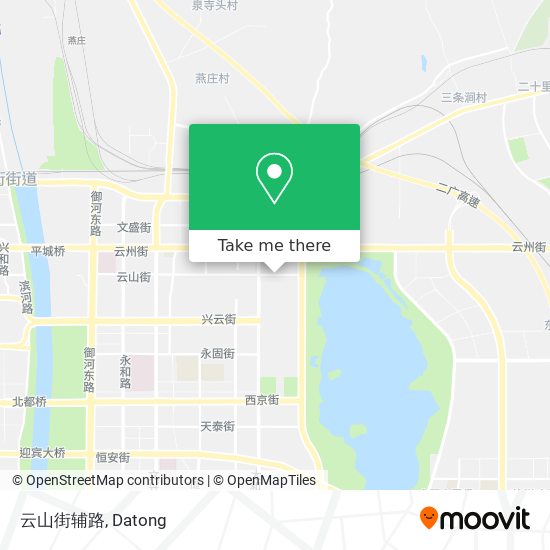 云山街辅路 map