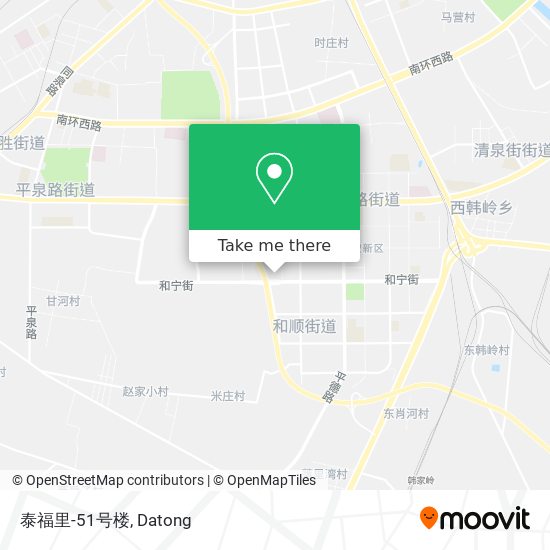 泰福里-51号楼 map